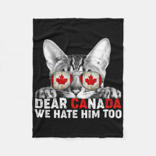 Manta Polar Querida Canadá También Lo Odiamos Política Anti Tr