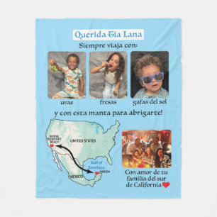 Manta Polar Querida Tia Lana Fleece Blanket