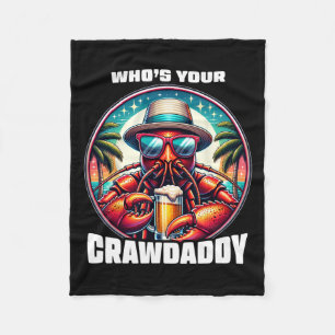 Manta Polar ¿Quién es tu Crawdaddy divertido hervir cangrejos 
