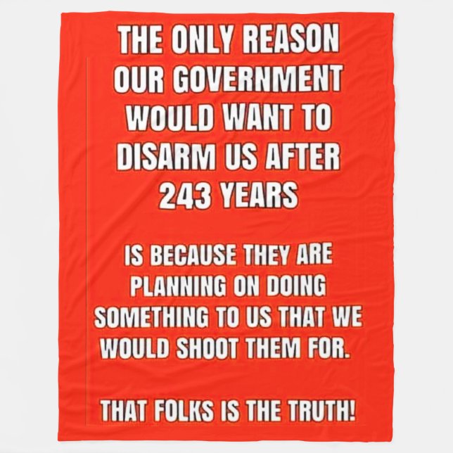 MANTA POLAR QUIEREN DESARMAR NOSOTROS (Anverso)