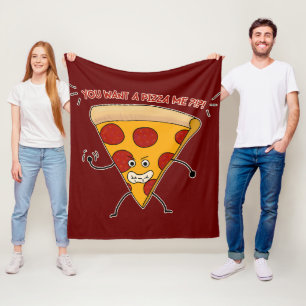 Manta Polar ¿Quieres una pizza mía?!?!