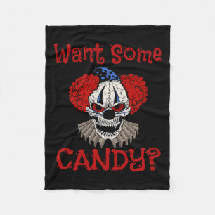 Manta Polar Quiero algo de dulce temeroso malvado y malvado