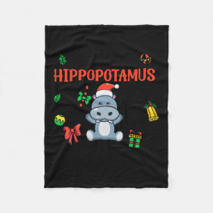 Manta Polar Quiero Un Hipopótamo Para Los Navidades Cute Hippo