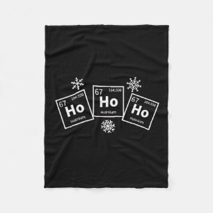 Manta Polar Química del Holmio Elemento 67 Navidad Científica