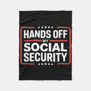 Manta Polar Quita las manos de mi protesta de seguridad social