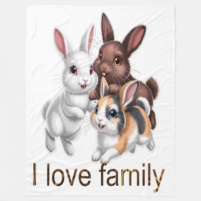 Manta Polar Rabbit family  (Anverso)
