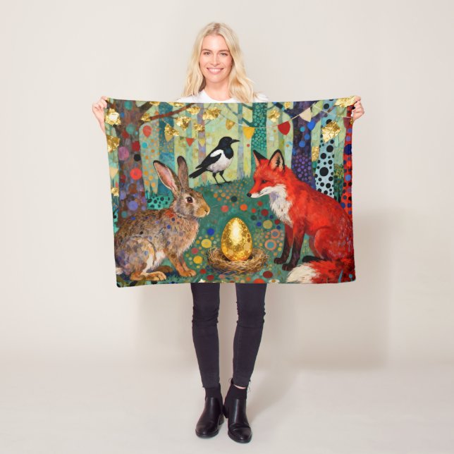 Manta Polar Rabbit, Magpie, Fox and “The Golden Goose Egg” (In situ)