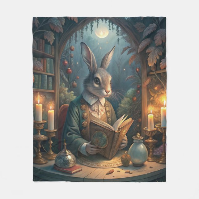 Manta Polar Rabbit Reading (Anverso)