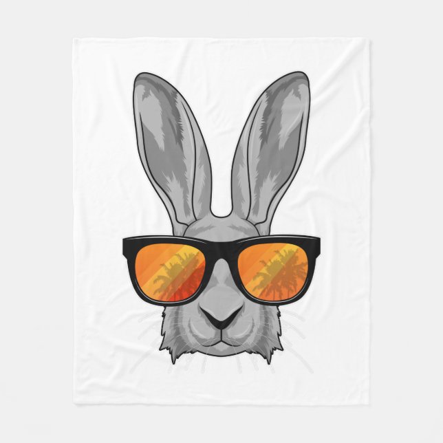 Manta Polar Rabbit with Sunglasses (Anverso)
