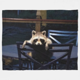 MANTA POLAR RACCOON ESPERANDO PARA SER SERVIDO