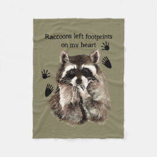 Manta Polar Raccoons dejó huellas en mi presupuesto del corazó