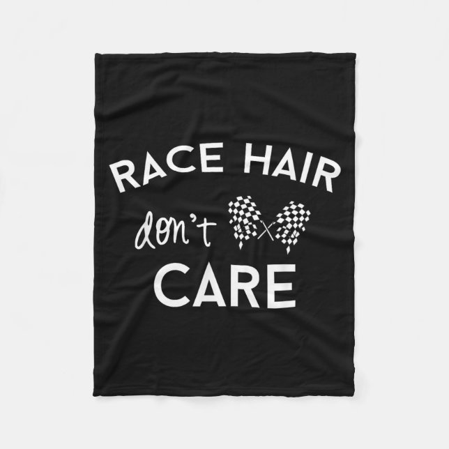 Manta Polar Race Hair Don't Care, Funny Girls Racing  (Anverso)