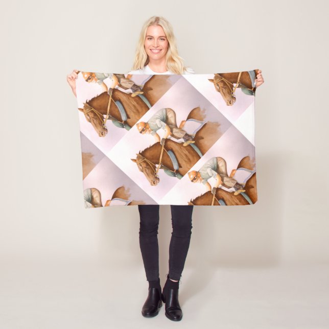 Manta Polar RaceHorse y JockeyWaterColor (In situ)