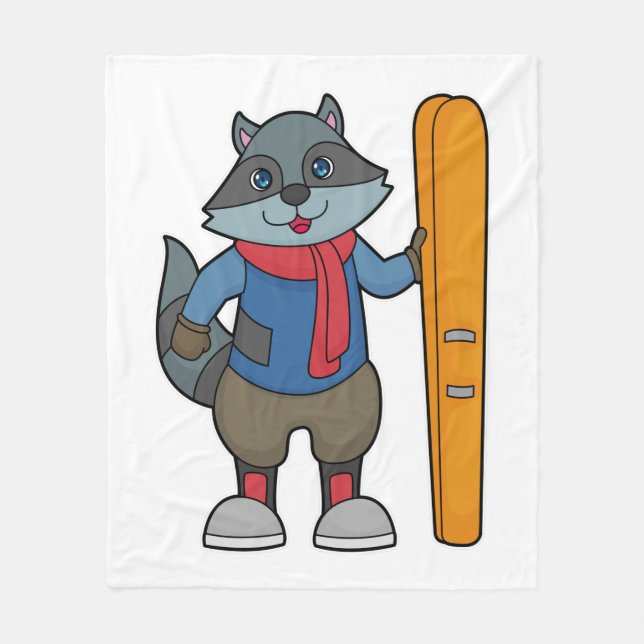Manta Polar Racoon Skier Ski (Anverso)