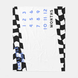 Manta Polar "Rad Little Dude" Chequea La Fleece Blanket