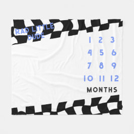 Manta Polar "Rad Little Dude" Chequea La Fleece Blanket