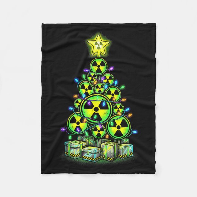 Manta Polar Radioactive Christmas Tree Graphic Nuclear Warning (Anverso)