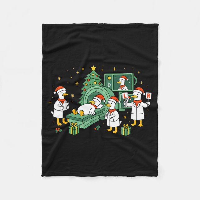 Manta Polar Radiology Funny Goose Ct Scan Christmas Xray Nurse (Anverso)