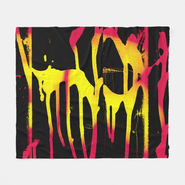 Manta Polar ráfagas y espumas y bacanal (Frente (Horizontal))