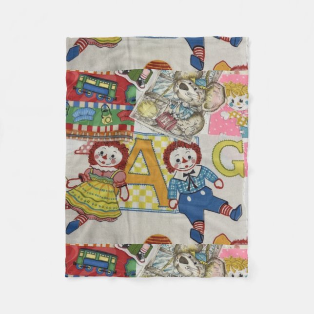 Manta Polar Rag Doll Baby Blanket (Anverso)