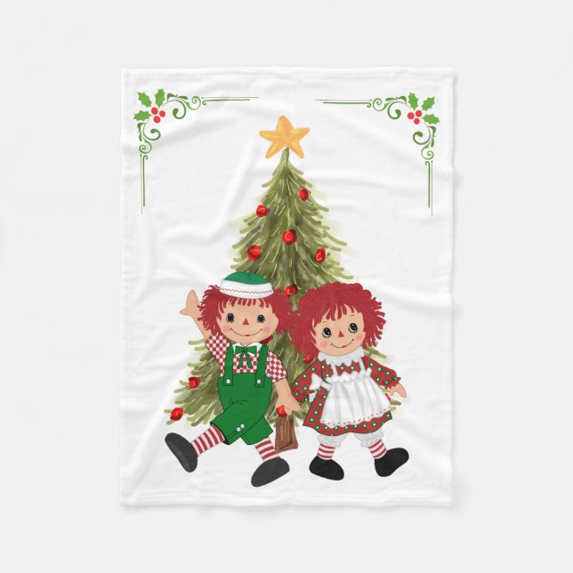 Manta Polar Rag Doll Navidades Fleece Blanket (Anverso)