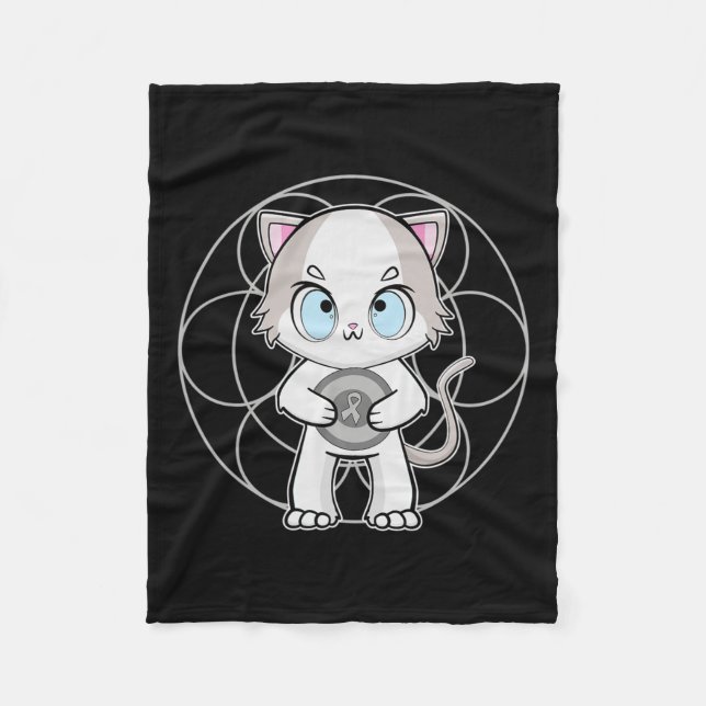 Manta Polar Ragdoll Cat Anime Kitten Dyslexia Conciencia (Anverso)