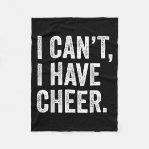 Manta Polar Rahiltees Co. No Puedo Tengo Cheer Cheerleader - B