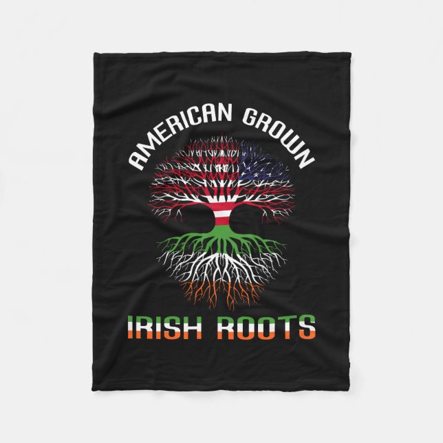 Manta Polar Raíces irlandesas de crecimiento norteamericano (Anverso)