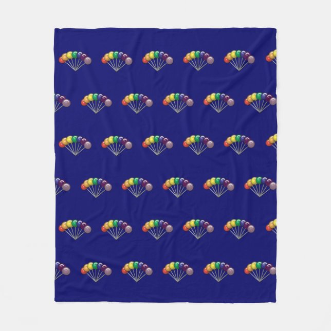 Manta Polar Rainbow Colored Lollipops Customizable (Anverso)