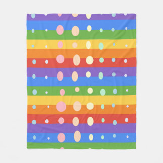 MANTA POLAR RAINBOW DOT STRIPES