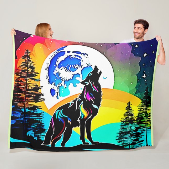 Manta Polar Rainbow Lunar Wolf Howf Art (In situ)
