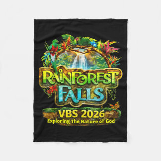 Manta Polar Rainforest Falls Vbs 2026 Explorando La Naturaleza