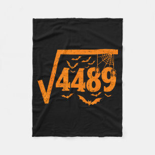 Manta Polar Raíz Cuadrada 4489 Funny Halloween Meme 67 Math Te
