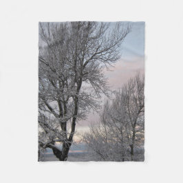 Manta Polar Ramas nevadas