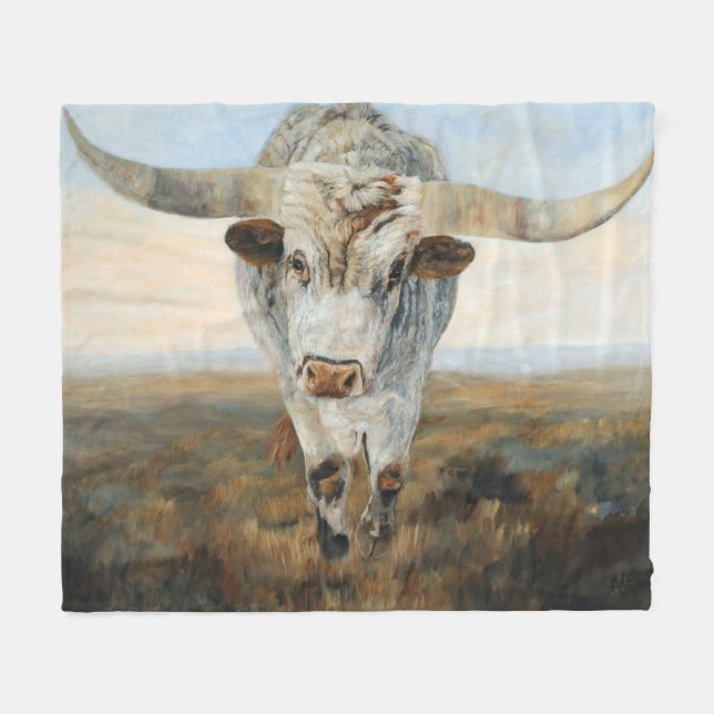 Manta Polar Ramblin' On Cow (Frente (Horizontal))