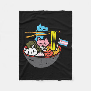 Manta Polar Ramen Cat Transgender Lgbt Trans Orgullo Janpanese
