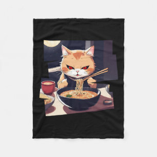 Manta Polar Ramen Kawaii Cat Anime 1