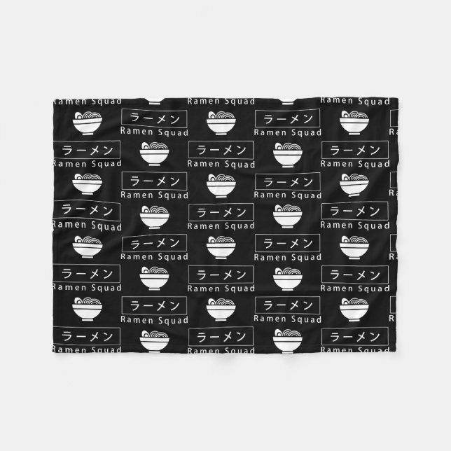 Manta Polar Ramen Squad Ironic Japanese Noodle Food  (Frente (Horizontal))