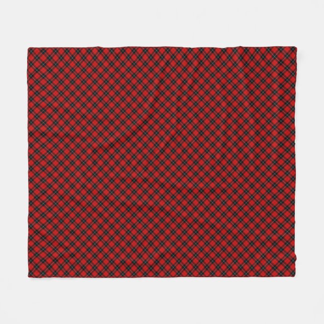Manta Polar Ramsay tartan red black plon (Frente (Horizontal))