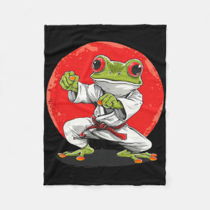 Manta Polar Rana de Karate Artes Marciales Sapo de Judo Rana d