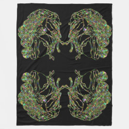 Manta Polar Rana de neón de tamaño súper