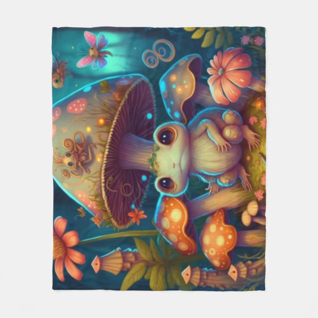 Manta Polar Rana mágica de setas (Anverso)