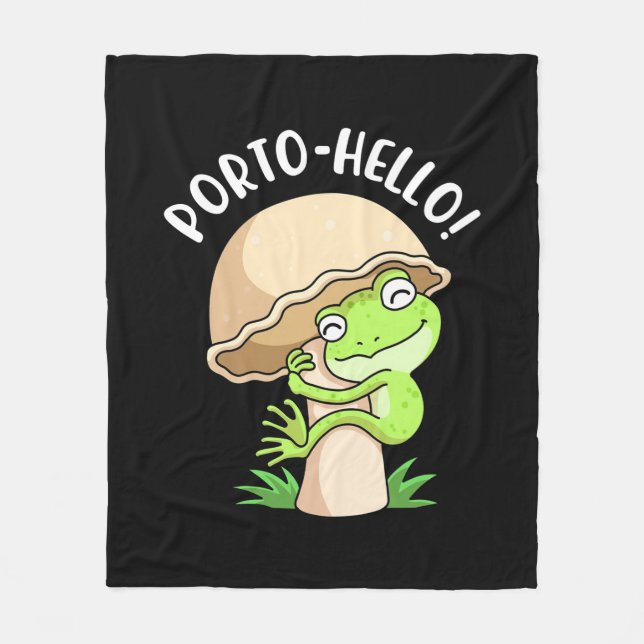 Manta Polar Rana Y Hongos (Anverso)