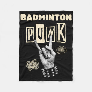 Manta Polar Raqueta de Baloncesto Punk Rock N Roll Sport de Vo