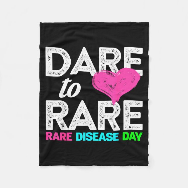 Manta Polar Rare Disease Awareness Shirt - Dare To Rare Diseas (Anverso)