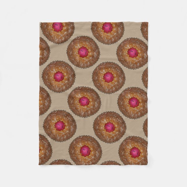 Manta Polar Raspberry Linzer Torte Cookies caseras Bakerley (Anverso)