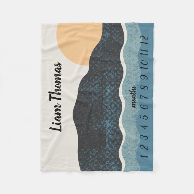 Manta Polar Rastreador de crecimiento mensual de la naturaleza (Anverso)