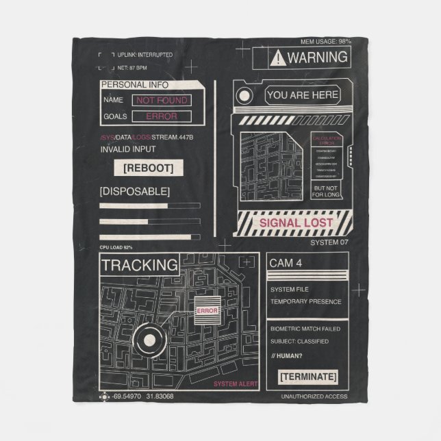 Manta Polar Rastreo - Diseño de calzado tecnológico-brutal (Anverso)