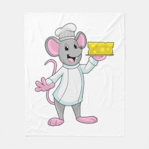 Manta Polar Ratón cocinado con queso