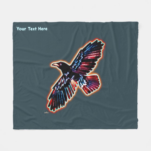 Manta Polar Raven irlandés (Frente (Horizontal))